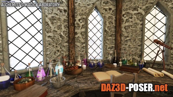 Dawnload Modular 3D Kits: Alchemist’s Magic Laboratory for free