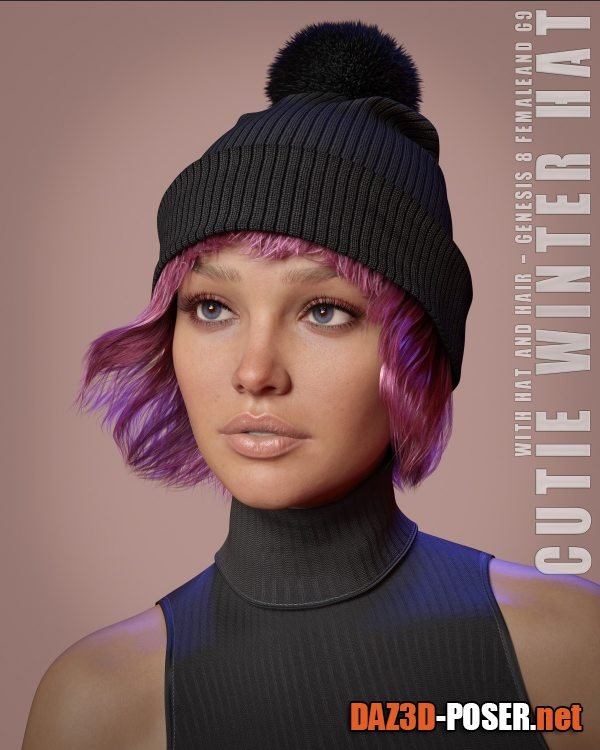 Dawnload Cutie Winter Hat Genesis 8-8.1F and G9 for free