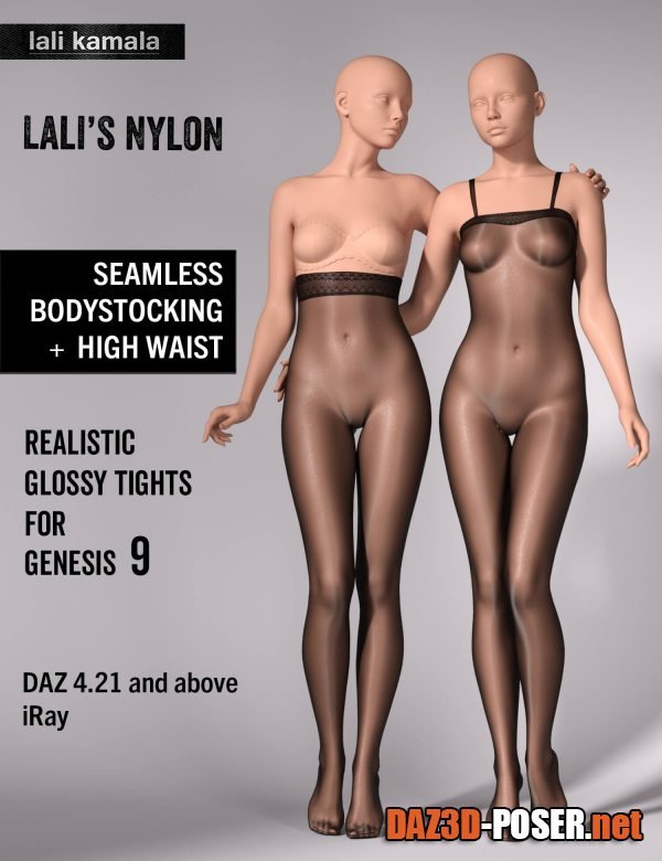Dawnload Lali’s Seamless Bodystocking + High Tights for Genesis 9 for free