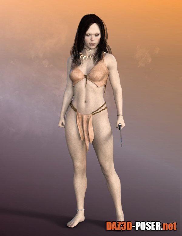 Dawnload Orc Girl Tzanee for Genesis 8.1 Females for free