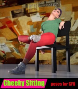 Cheeky Sitting – Poses for GF8