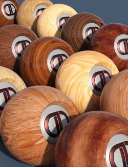 DD PBR Varnished Wood Shaders for Iray Vol. 1