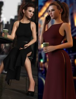 dForce Rush Hour Outfit for Genesis 8 and 8.1 Females