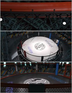FM MMA Arena Addon: Circular Cage