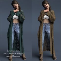 Diverse for D-Force Long Cardigan