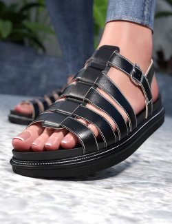 Hannah Platform Sandals For Genesis 9 and 8 Female