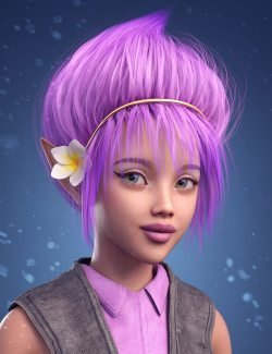 LI FlowerPot Hair for Genesis 9