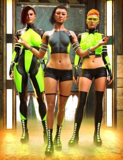 M3D Cyber Skin Outfit for Genesis 9