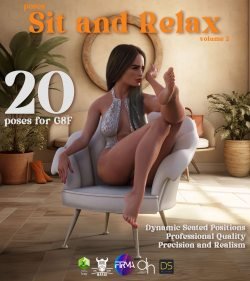 Sit & Relax 2 – Pose Pack