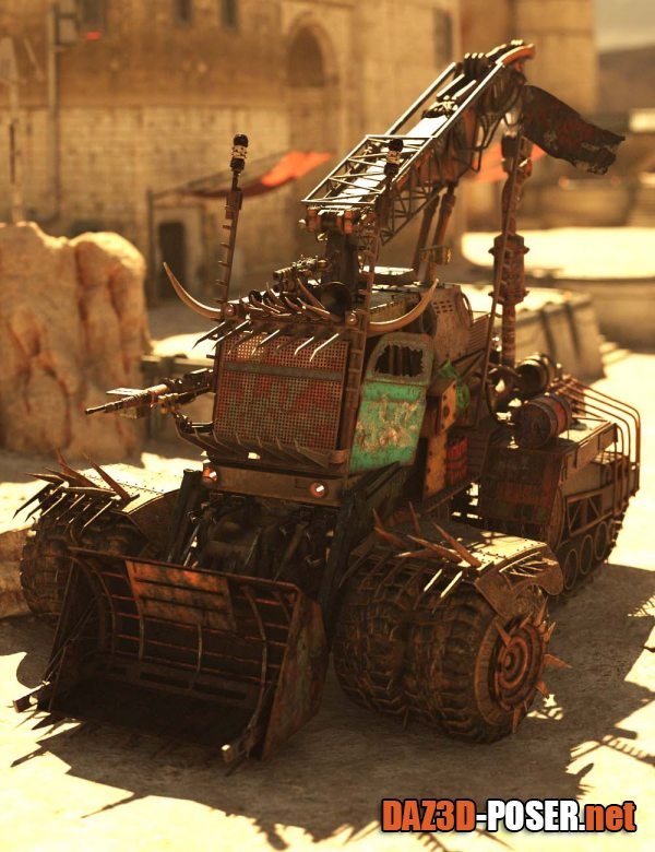 Dawnload XI Wasteland Construction Vehicle for free